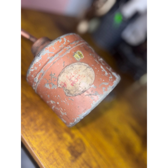 Vintage Goldenrod ?Hydraulic Pump Oilers Angle Spout, USA copper - Picture 2 of 13